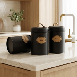 Metal Jar Set 3 Pcs